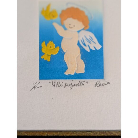 Rocio Pindter Mi Pajarito Limited Edition Print Framed 'My little bird' - Picture 4 of 14